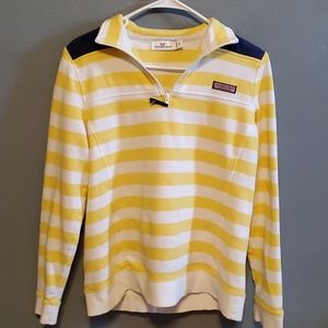 Vineyard Vines Striped Quarter Zip
